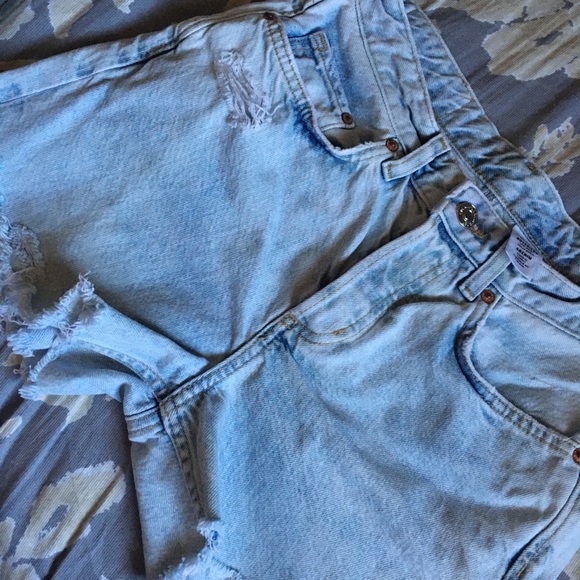 H&M Pants - size 24 boyfriend shorts distressed ;)